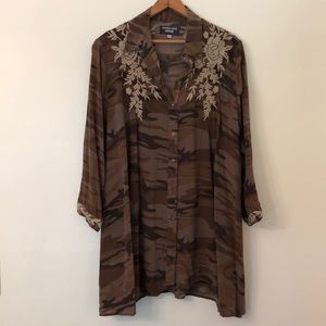 Johnny Was cammo top